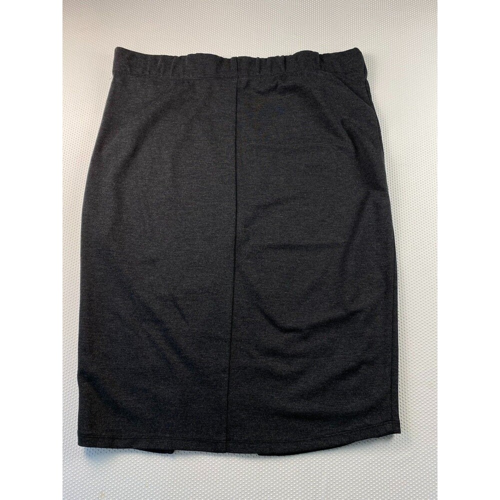 Torrid Skirt Charcoal Gray Tie Front Ponte Pencil Wrap Plus Size 2 / 2X NWT - Picture 7 of 8
